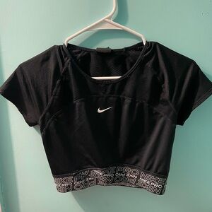 cute nike athletic crop top
